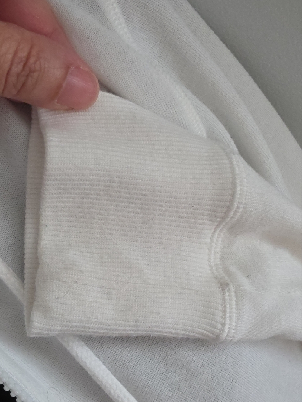 White Victoria's Secret SPORT Zip-Up Hoodie Jacket - Picture 9 of 10